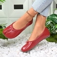 thumbnail image 4 of Ballet Flats Shoes for Women Dressy&nbsp;Dance Class Red Tabi Ballet Slippers, 4 of 8