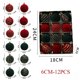 thumbnail image 5 of 6/12pcs 6cm Wine Red Christmas Ball Ornaments Dark Green White Christmas Tree Party Decoration New Christmas Spheres Pendant, 5 of 5