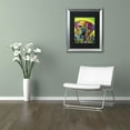 thumbnail image 4 of Trademark Fine Art "Hey Bulldog" Canvas Art by Dean Russo, Black Matte, Silver Frame, 4 of 4