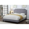 thumbnail image 1 of Deryck Linen Fabric Adjustable Headboard and Bed, 1 of 1