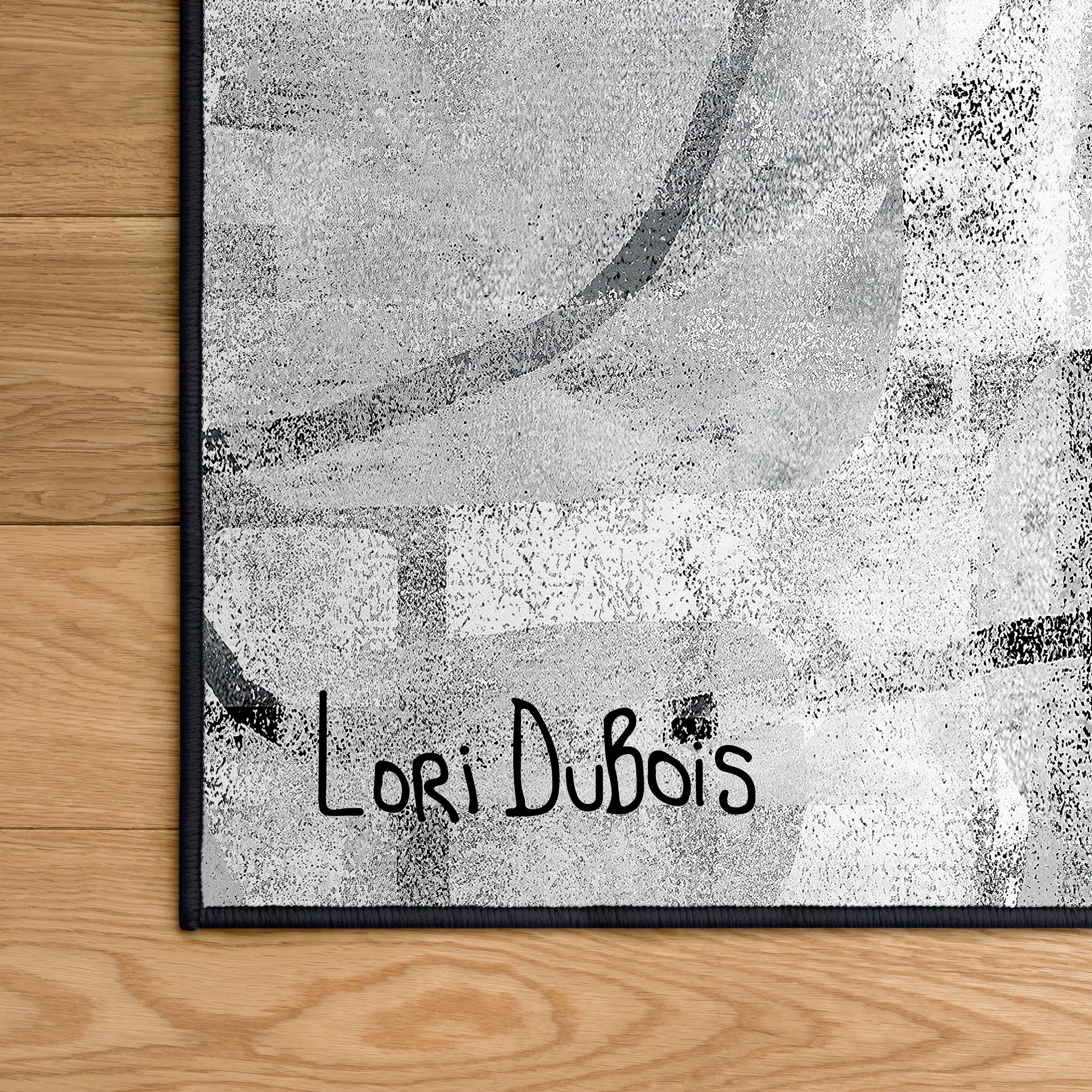 New Territory II Washable Geometric Art Area Rug size 5'x8', Power-loomed, Heavenly Softness with Non-Slipping Backing
