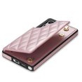 thumbnail image 4 of Wallet Cover for Samsung Galaxy S25 Ultra with Detachable Wrist Strap, Credit Card Slots Holder Magnetic Snap Back PU Leather Kickstand Phone Case for Samsung Galaxy S25 Ultra Girls Women, Rosegold, 4 of 8