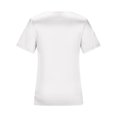 thumbnail image 5 of HAPIMO Women's Chiffon Loose Basic Tops Tunic Clearance Summer Tees Satin Silk Solid Color Short Sleeve V Neck Shirts Elegant Casual Workout Tops Trendy for Teen Girls White XXL, 5 of 6