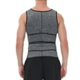 thumbnail image 7 of Lilvigor Men's Sweat Sauna Vest for Waist Trainer Zipper Neoprene Tank Adjustable With Two belts Suana Workout Zipper Suit, 7 of 7