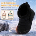 thumbnail image 6 of Women Shoes Wide Toe Box Slip-Resistant Ankle-High Booties Fur Lined Winter Booties, 6 of 6