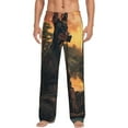 thumbnail image 1 of Balery Sunset Meditating Doberman Pantalones de pijama para hombre, pijama ultraligero, pantalón de descanso-Medium, 1 of 6