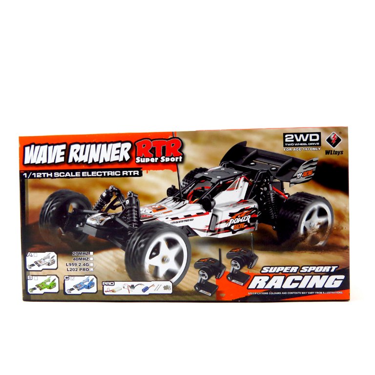 LRP RCカー 1:12 2.4G 2WD RC WaveRunner Remote Control Racing Car L959 Green