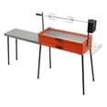 thumbnail image 5 of BBQ Grill Charcoal Barbecue Grill Camping Barbecue Grill with Detachable Table, 5 of 21