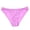 Purple, variant on Dursoulink Lace T Back Thong Panties for Women - Low Lift Stitching Briefs, Soft Breathable 3-Sided Base Layer for Daily Wear