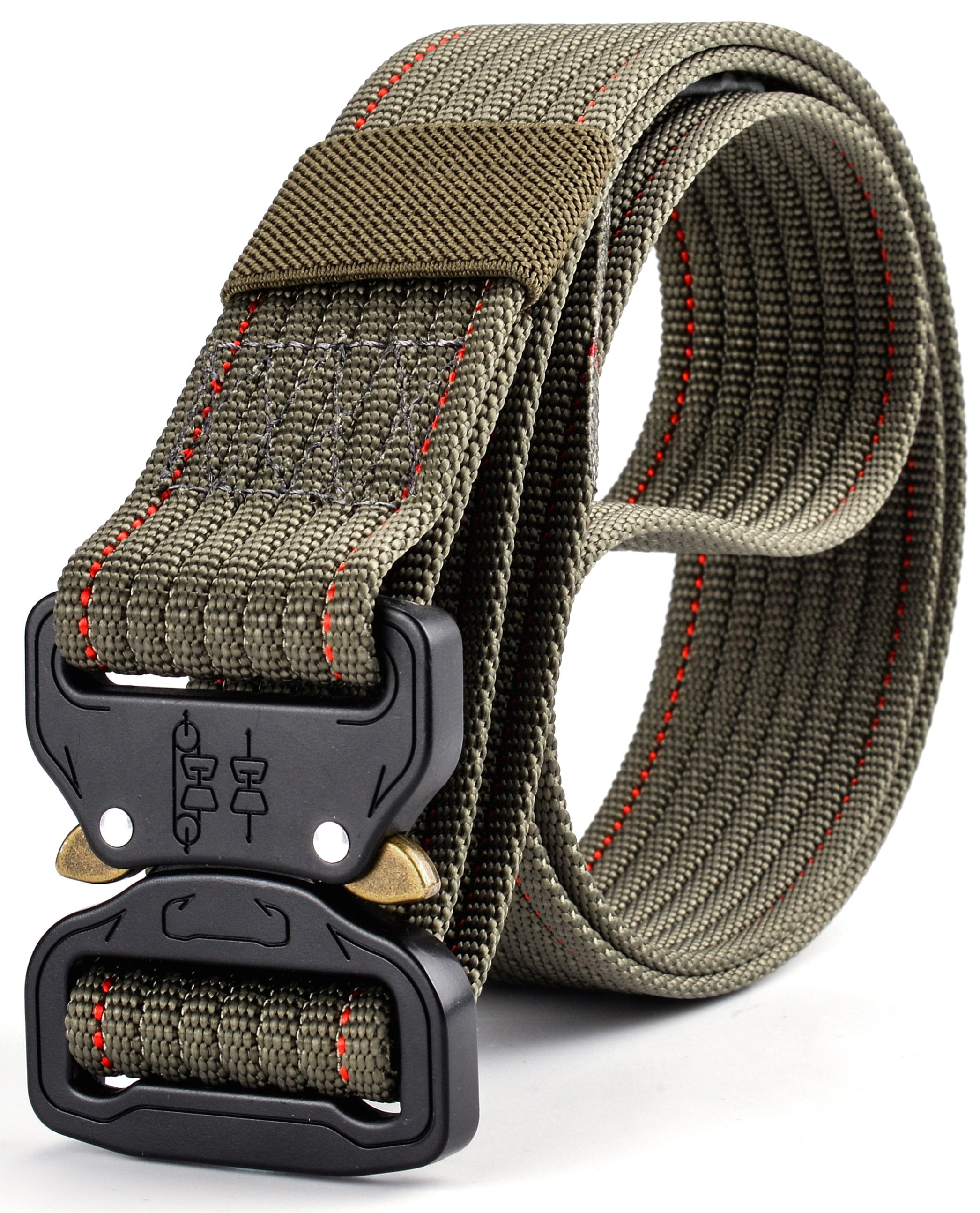 Details about   Tactical Military Waist Nylon Rigger Belt Training With Metal Buckle Heavy Duty 