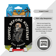thumbnail image 4 of Evil Coffee Soft Can Cooler - Practice Safe Sets Drink Sleeve, Moto Can Cooler & Can Covers for Action Sport Coffee Enthusiasts, Pop Culture Skeleton Drink Cooler for Motocross Riders, 4 of 12