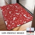 thumbnail image 3 of Red Christmas Reindeer and Snowflake Pattern Door Rugs,Washable Non Slip Door Mats Indoor,Decorative Door Mats,Entry Mat Indoor for Entrance,Bedroom,Kitchen,Bathroom,20"x32", 3 of 6