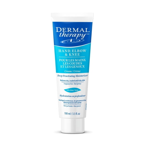 Crema de terapia dérmica para manos, codos y rodillas, 100 ml con 15% de urea