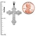 thumbnail image 2 of Sterling Silver Eastern Orthodox ICXC Cross Pendant Necklace, 18", 2 of 2