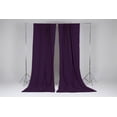 thumbnail image 4 of Solid Poplin Window Curtain or Photography Backdrop 58" Wide - Plum, 4 of 5