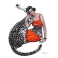 thumbnail image 7 of "Lady and Leopard" by Sarah Stilwell-Weber Painting Print on Canvas, 7 of 7