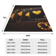thumbnail image 3 of Bixox Fleece Blanket Casino Playing Cards Pattern Super Soft Double-Sided Microfiber Flannel Blanket for Sofa, Bed, Couch,Suitable for All Seasons - 50"x40", 3 of 5
