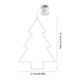 thumbnail image 2 of 1/2/3 Uds LED árbol de Navidad cuerda luz verde decoración colgante IP65 impermeable JShteea, 2 of 9