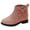 Pink, variant on Girls Ankle Boots Chunky Low Heels Zipper Dress Booties for Toddler Kid(Pink,12.5)