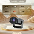 thumbnail image 2 of PRO Projector 4K Android 11, 200 ANSI,Wifi6 BT5.0, 1280x720P Home Cinema & Outdoor AU PLUG, 2 of 5