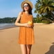 thumbnail image 3 of Disketp Orange Glitter2 para Vestido sin Mangas para Mujeres, Vestidos de Verano para Mujeres, Casual y Holgado para la Playa, 3 of 7