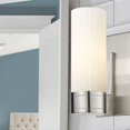 thumbnail image 2 of Innovations Lighting  Empire - 1 Light 8" Wall-Mounted Sconce Satin Nickel/Matte White, 2 of 2