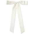 thumbnail image 2 of Ivory Floppy Suede Decorative Christmas Bow, 18", by My Texas House, 2 of 5