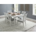 thumbnail image 2 of Powell Maggie 7-Piece Dining Set, White, 2 of 11