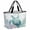White Green, variant on Teal Sea Turtle Beach Bag for Women, Large Breathable Mesh Beach Tote Bag, Summer Coastal Coral Ocean Linen Texture Sandproof Lightweight Travel Bags for Vacation Picnic Swimming Pool