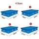thumbnail image 2 of Rectangular pool cover, frame pool cover, above ground rain and dust cover, inflatable family pool paddling pool and outdoor garden, 2 of 4