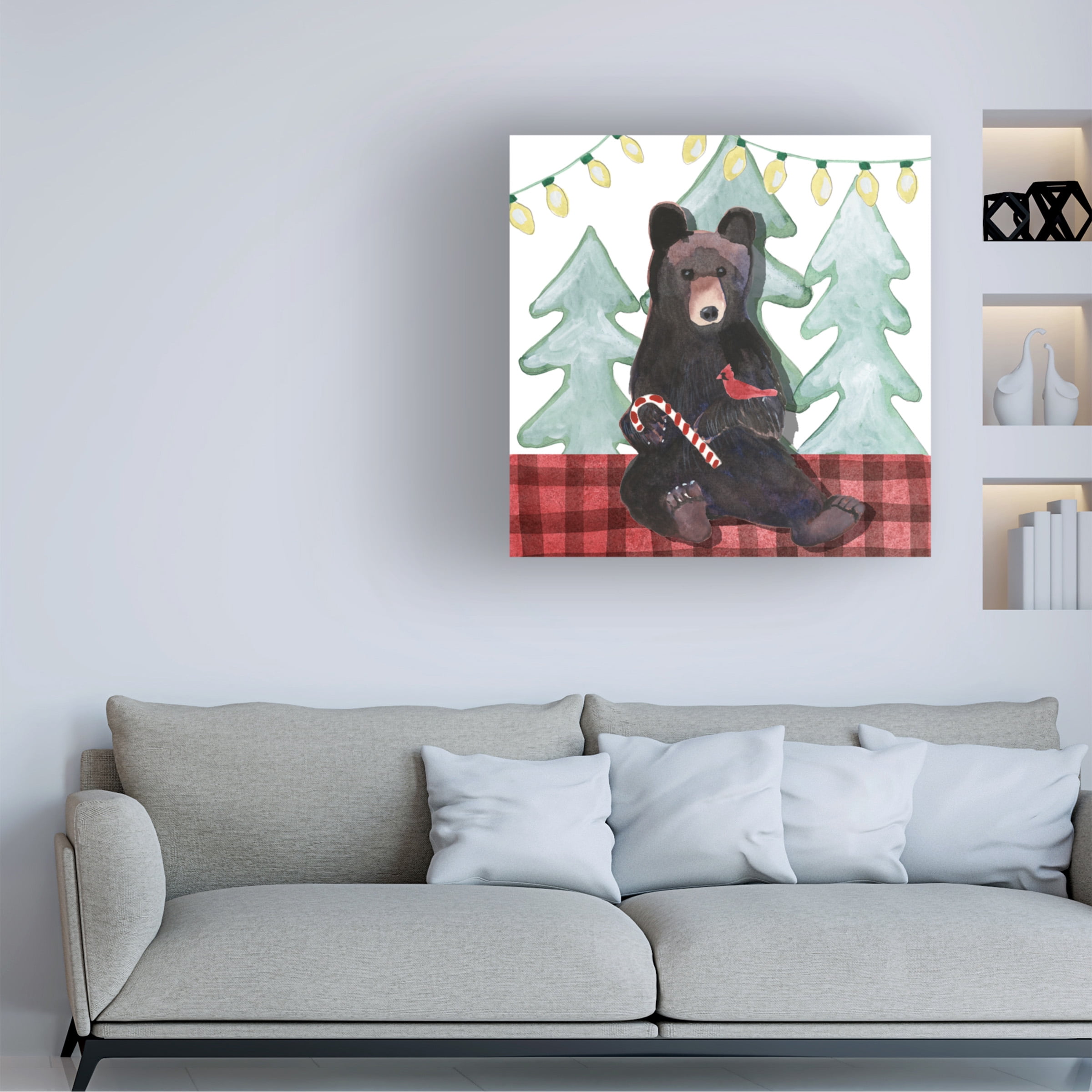 Alicia Ludwig 'A Very Beary Christmas I' Canvas Art