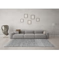thumbnail image 3 of Ahgly Company Indoor Square Solid Gray Modern Area Rugs, 6' Square, 3 of 4