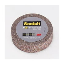 Scotch Expressions Glitter Tape, Multicolored, .59" x 196", 1 Roll