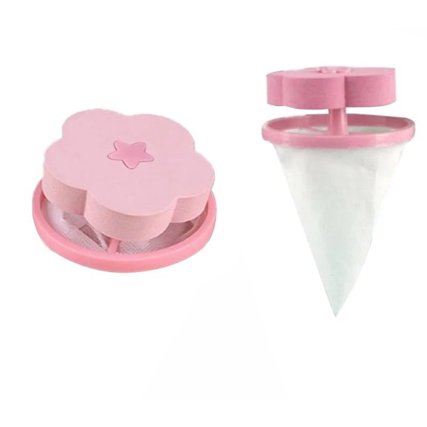 ZJDOAK Atrapapelusas para ropa, recogedor de pelos de mascotas, recogedor de pelos para lavadora de perros y gatos, filtro de pelo reutilizable para lavadora, bolsa de red para atrapar pelusas.