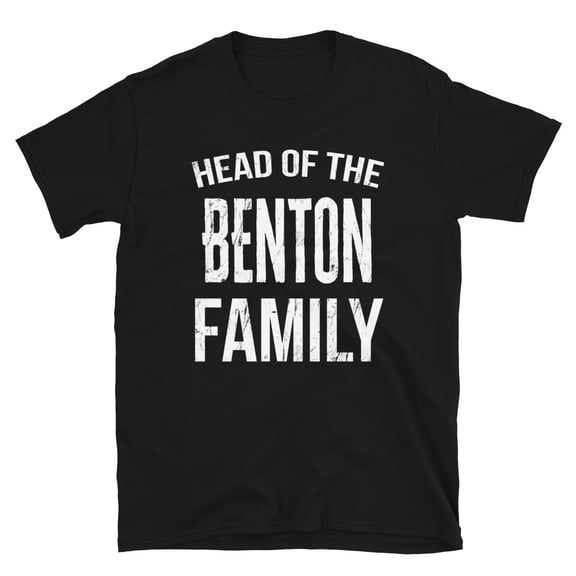Head Of The Benton Family Reunion (Black, S)