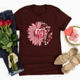 thumbnail image 1 of T-shirt à Manches Courtes Imprimé Col Rond Mode Femme Décontracté Ample, 1 of 1