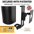 thumbnail image 4 of ONE, ONE SL, Play:1 Wall Mount Bracket - Black - Compatible with Sonos ONE, ONESL & Play:1, 4 of 5