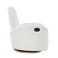 thumbnail image 4 of GDF Studio Contemporary 360° Swivel and Glider Recliner with Wooden Base, Beige, 4 of 11