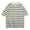 White, variant on Jalioing Striped T Shirt for Men Cotton Short Sleeve Crew Neck Casual Shirt Summer Classic Breathable Tops
