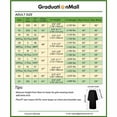 thumbnail image 6 of GraduationMall Matte Graduation Gown Cap Tassel Set 2026 for High School and Bachelor Black 51 (5'6"-5'8"), 6 of 6