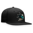 thumbnail image 3 of Men's Fanatics Black San Jose Sharks Primary Logo Snapback Hat, 3 of 4