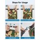 thumbnail image 4 of Waterproof Dry Bag for Women Men(Upgraded Version) 5L/10L/20L/30L/40L Roll Top Lightweight Dry Storage Bag Backpack with Emergency Whistle for Travel, Swimming, Boating, Kayaking, Camping, B, 4 of 5