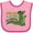 Pink and Fuchsia, variant on Inktastic See You Later Alligator with Black Sunglasses Boys or Girls Baby Bib