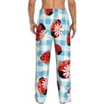 thumbnail image 3 of Fotbe Men'S Flowers And Lady Bugsclassic Pajama Pants With Elastic Waist And Drawstring Pockets，Pajama Pants Mens Lounge Pants Super Soft, 3 of 9