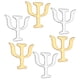 thumbnail image 2 of 6 broches con símbolo de psicología para mochilas, solapas para mujeres y hombres, joyería médica para médicos y enfermeras, dorado y plateado, 2 of 6