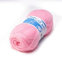 OMEGACRYS [100grs] 1 of 2 - by Omega - Fine Crystal Yarn great for all crafts - Color 75 - Light Pink 247