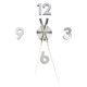 thumbnail image 4 of Reloj de pared adhesivo reloj de pared plateado efecto adhesivo para paredes de ventanas LYUMO Otros, 4 of 8