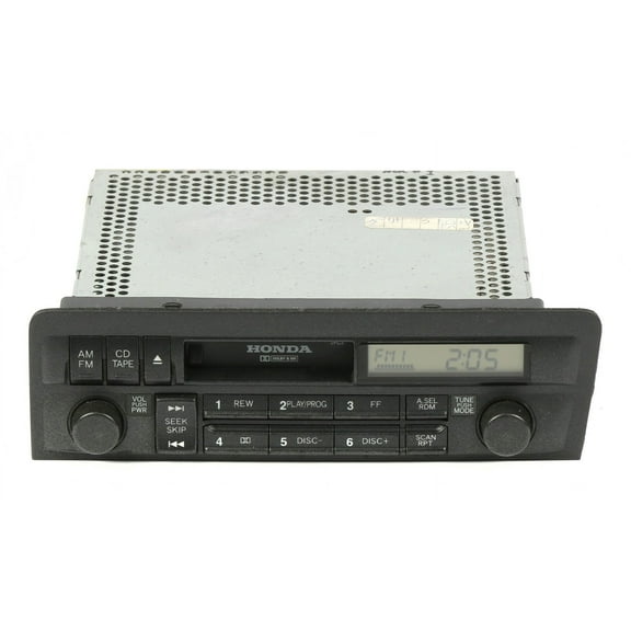 Restored 2001-2002 Civic Honda AM FM Radio Cassette Player 39100-S5A-A110-M1 Face 2PC3 (Refurbished)