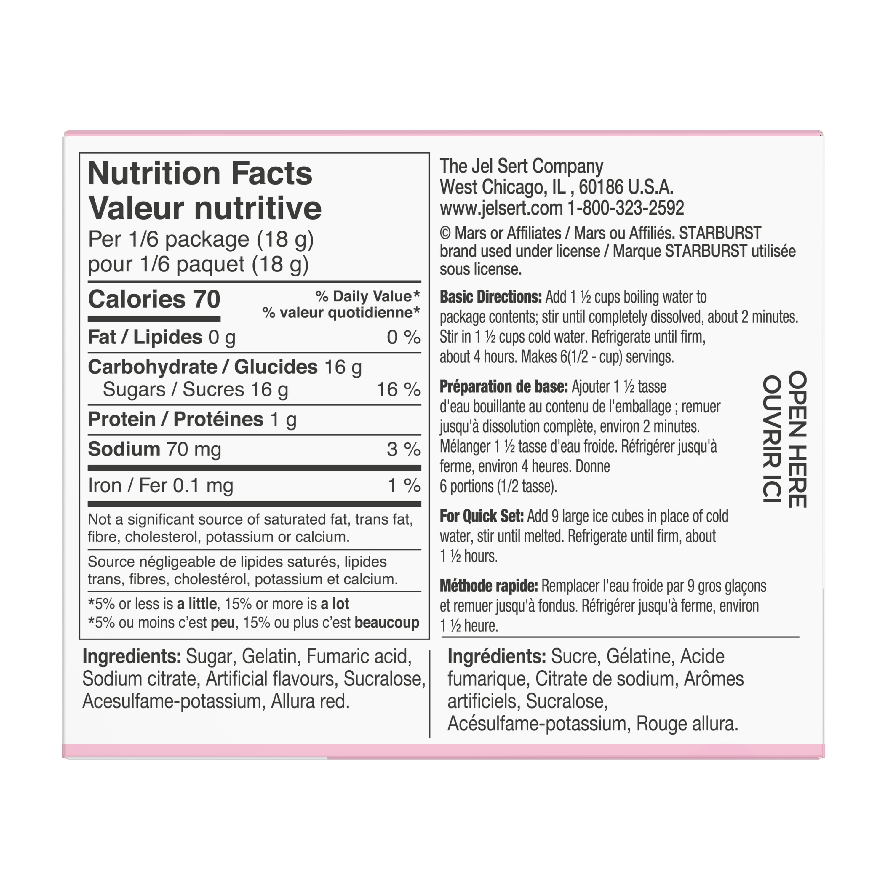 STARBURST STARBURST STRW GEL STARBURST GEL DE STRW STARBST