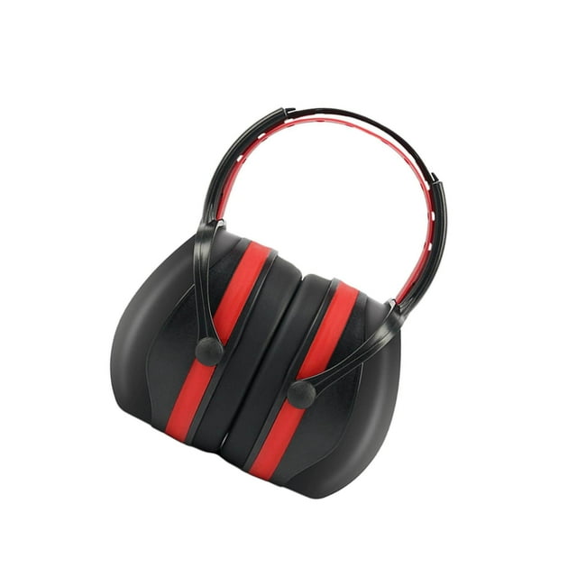 Hearing Protection Safety Ear Muffs Noise Cancelling for Hearing Protectors Construction Men Sleeping Red